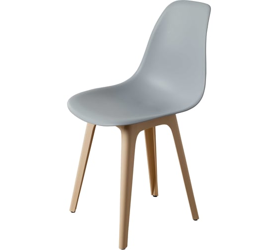 Стул пластиковый DERSTUHL Plast Beige Eames, светло-серый DSL044.402