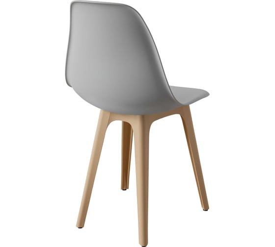 Стул пластиковый DERSTUHL Plast Beige Eames, светло-серый DSL044.402