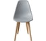 Стул пластиковый DERSTUHL Plast Beige Eames, светло-серый DSL044.402 4