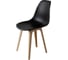 Комплект стульев пластиковых DERSTUHL 4 шт Plast Beige Eames, черный, DSL044.410.4 3