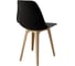 Комплект стульев пластиковых DERSTUHL 4 шт Plast Beige Eames, черный, DSL044.410.4 6