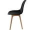 Стул пластиковый DERSTUHL Plast Beige Eames, черный DSL044.410 5