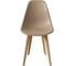Стул пластиковый DERSTUHL Plast Beige Eames, темно-бежевый DSL044.413 4