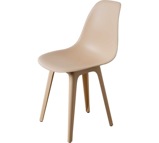 Комплект стульев пластиковых DERSTUHL 4 шт Plast Beige Eames, теплый бежевый, DSL044.414.4