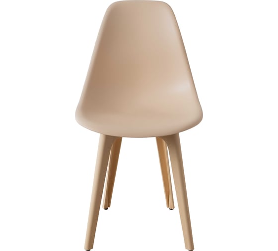 Комплект стульев пластиковых DERSTUHL 4 шт Plast Beige Eames, теплый бежевый, DSL044.414.4