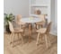 Комплект стульев пластиковых DERSTUHL 4 шт Plast Beige Eames, теплый бежевый, DSL044.414.4 2