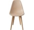 Комплект стульев пластиковых DERSTUHL 4 шт Plast Beige Eames, теплый бежевый, DSL044.414.4 4