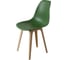 Комплект стульев пластиковых DERSTUHL 4 шт Plast Beige Eames, темно-зеленый, DSL044.416.4 4