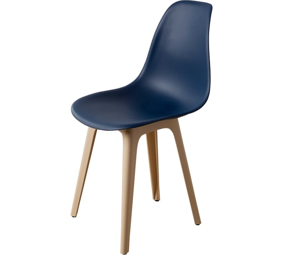 Стул пластиковый DERSTUHL Plast Beige Eames, темно-синий DSL044.417 1