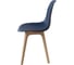 Стул пластиковый DERSTUHL Plast Beige Eames, темно-синий DSL044.417 5