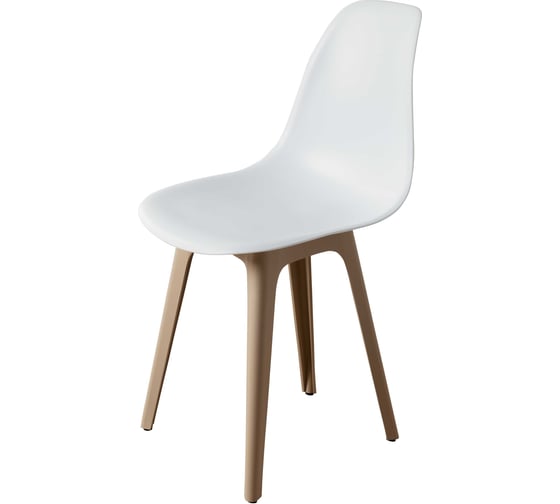 Стул DERSTUHL Plast Dark Beige Eames, белый, комплект 2 шт DSL044.501.2 1