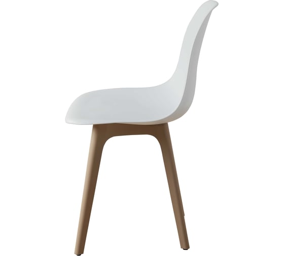 Комплект стульев пластиковых DERSTUHL 4 шт Plast Dark Beige Eames, белый, DSL044.501.4