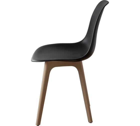 Комплект стульев пластиковых DERSTUHL 2 шт Plast Dark Beige Eames, черный, DSL044.510.2