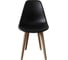 Стул пластиковый DERSTUHL Plast Dark Beige Eames, черный DSL044.510 4