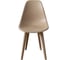 Стул пластиковый DERSTUHL Plast Dark Beige Eames, темно-бежевый DSL044.513 4