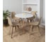 Стул пластиковый DERSTUHL Plast Dark Beige Eames, темно-бежевый DSL044.513 8