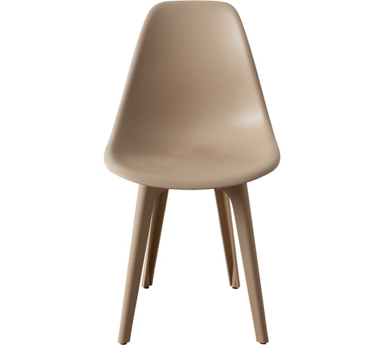 Комплект стульев пластиковых DERSTUHL 2 шт Plast Dark Beige Eames, темно-бежевый, DSL044.513.2