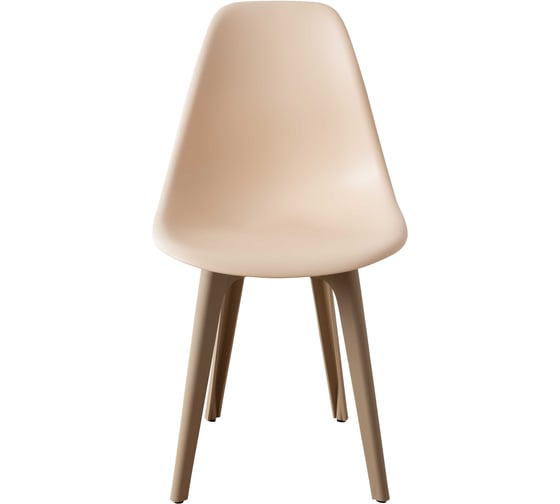 Комплект стульев пластиковых DERSTUHL 4 шт Plast Dark Beige Eames, теплый бежевый, DSL044.514.4