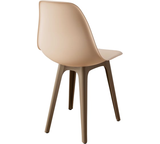 Комплект стульев пластиковых DERSTUHL 4 шт Plast Dark Beige Eames, теплый бежевый, DSL044.514.4
