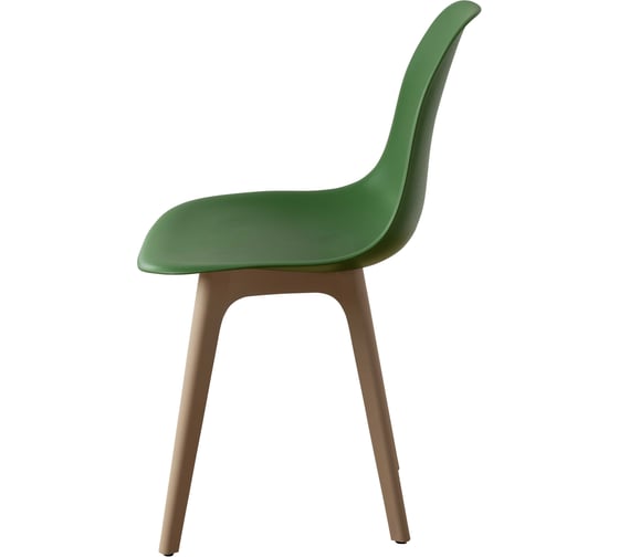 Комплект стульев пластиковых DERSTUHL 4 шт Plast Dark Beige Eames, темно-зеленый, DSL044.516.4