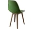 Комплект стульев пластиковых DERSTUHL 4 шт Plast Dark Beige Eames, темно-зеленый, DSL044.516.4 6