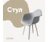 Стул-кресло из пластика DERSTUHL Plast White Eames, белый DSL045.102 1
