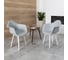 Комплект стульев пластиковых DERSTUHL 2 шт Plast White Eames, белый, DSL045.102.2 2