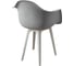 Комплект стульев пластиковых DERSTUHL 2 шт Plast White Eames, белый, DSL045.102.2 7