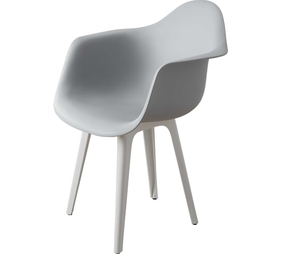Стул-кресло DERSTUHL Plast White Eames, светло-серый, комплект 4 шт DSL045.102.4 1