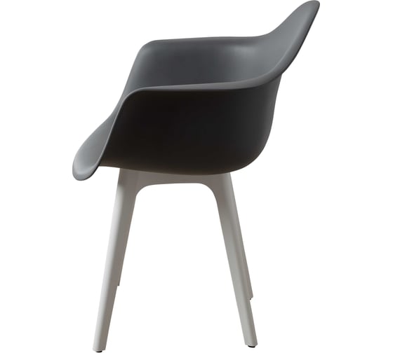 Комплект стульев пластиковых DERSTUHL 2 шт Plast White Eames, темно-серый, DSL045.103.2
