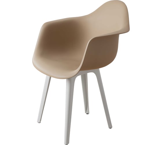 Стул-кресло DERSTUHL Plast White Eames, темно-бежевый DSL045.113