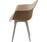 Комплект стульев пластиковых DERSTUHL 4 шт Plast White Eames, темно-бежевый, DSL045.113.4 5