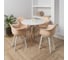 Стул-кресло из пластика DERSTUHL Plast White Eames, теплый бежевый DSL045.114 2