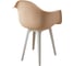 Стул-кресло из пластика DERSTUHL Plast White Eames, теплый бежевый DSL045.114 6