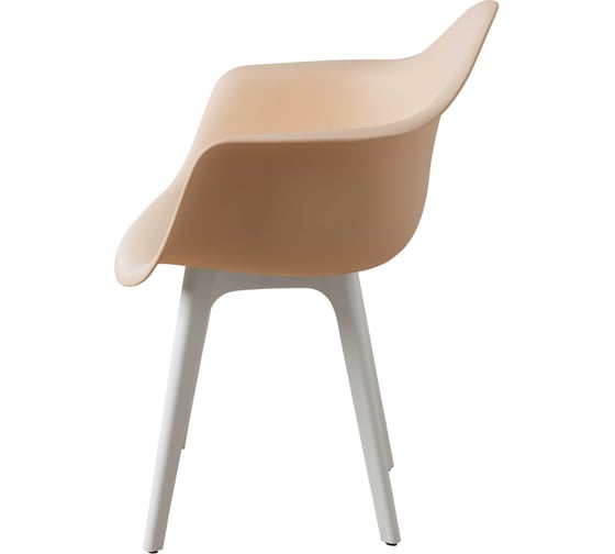 Комплект стульев пластиковых DERSTUHL 4 шт Plast White Eames, теплый бежевый, DSL045.114.4