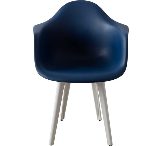 Комплект стульев пластиковых DERSTUHL 2 шт Plast White Eames, темно-синий, DSL045.117.2