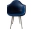 Стул-кресло из пластика DERSTUHL Plast White Eames, темно-синий DSL045.117 4