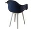 Стул-кресло из пластика DERSTUHL Plast White Eames, темно-синий DSL045.117 6