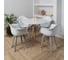 Стул-кресло из пластика DERSTUHL Plast Grey Eames, белый DSL045.201 2
