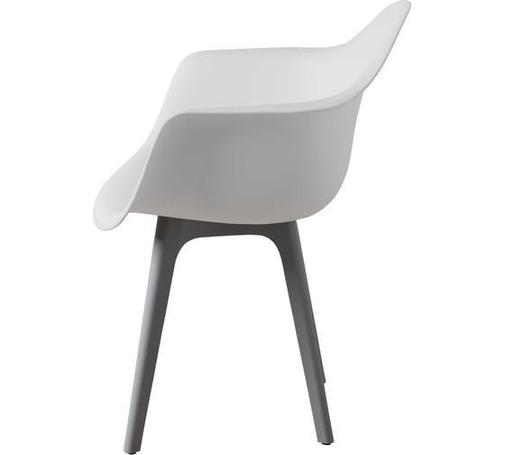 Комплект стульев пластиковых DERSTUHL 2 шт Plast Grey Eames, белый, DSL045.201.2