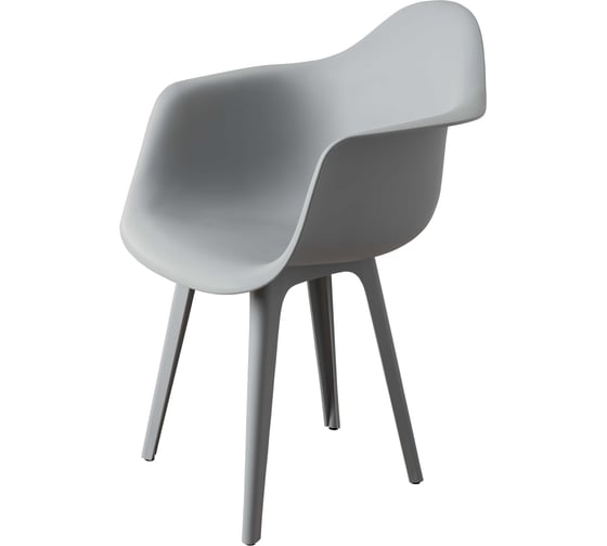 Стул-кресло из пластика DERSTUHL Plast Grey Eames, белый DSL045.202