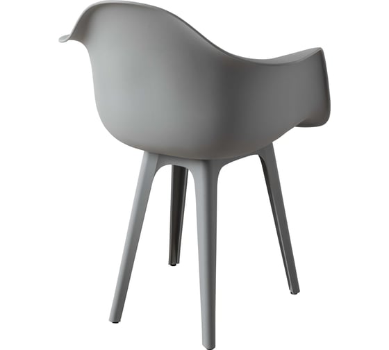 Стул-кресло из пластика DERSTUHL Plast Grey Eames, белый DSL045.202