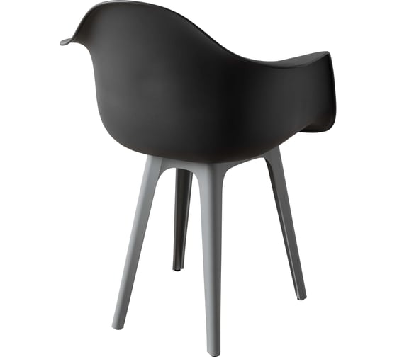 Стул-кресло из пластика DERSTUHL Plast Grey Eames, темно-серый DSL045.203