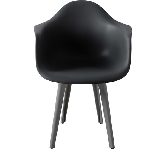 Комплект стульев пластиковых DERSTUHL 4 шт Plast Grey Eames, темно-серый, DSL045.203.4
