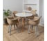 Комплект стульев пластиковых DERSTUHL 2 шт Plast Grey Eames, темно-бежевый, DSL045.213.2 2