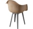 Комплект стульев пластиковых DERSTUHL 2 шт Plast Grey Eames, темно-бежевый, DSL045.213.2 6