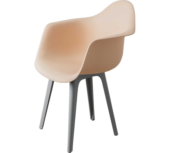 Комплект стульев пластиковых DERSTUHL 2 шт Plast Grey Eames, теплый бежевый, DSL045.214.2