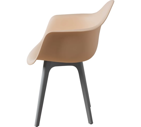 Комплект стульев пластиковых DERSTUHL 2 шт Plast Grey Eames, теплый бежевый, DSL045.214.2