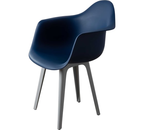 Стул-кресло DERSTUHL Plast Grey Eames, темно-синий, комплект 2 шт DSL045.217.2 1