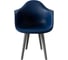 Стул-кресло из пластика DERSTUHL Plast Grey Eames, темно-синий DSL045.217 4